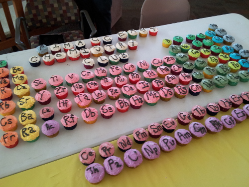 chemistry club cupcake bake sale